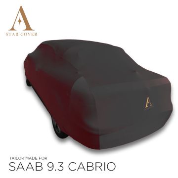 Saab 900NG Cabrio Indoor Autohoes - Maatwerk - Zwart