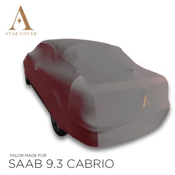 Saab 900NG Cabrio Indoor Autohoes - Maatwerk - Zilvergrijs