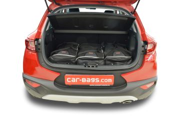 Kia Stonic (YB) 2017-heden (zonder verstelbare laadvloer) Car-Bags reistassenset