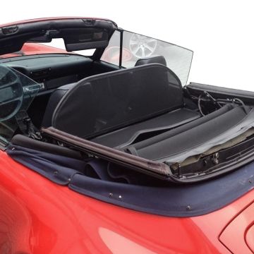 Porsche 911/964 Cabrio Windscherm Dubbel Frame - Zwart 1986-1994