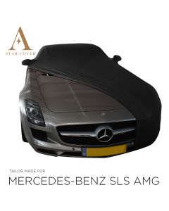 Mercedes-Benz SLS AMG Roadster Indoor Autohoes - Spiegelzakken