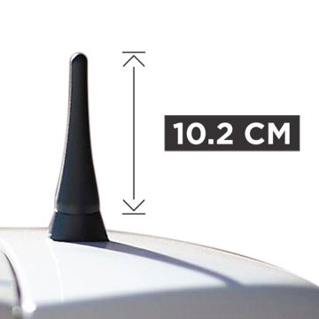 Korte antenne The Stubby voor Fiat Abarth 124 Spider 2015-2019