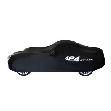 Originele Fiat 124 Spider Indoor Autohoes - Zwart